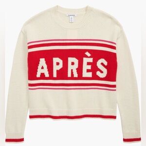 Nordstrom Après Crew Neck Sweater Girls XL